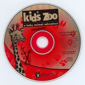 10/$25🦋 Knowledge Adventure Kid's Zoo A Baby Animal Adventure CD-ROM